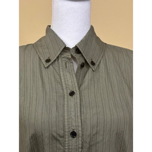 Saintann for Tuckernuck Telma cap sleeve dress, green, quiet money, classic - Picture 7 of 9